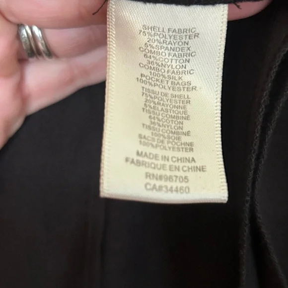 Rebecca Taylor | Black Ponte and Lace Inset Sleeveless Dress Size 4 - Picture 8 of 9